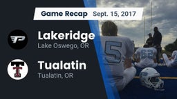 Recap: Lakeridge  vs. Tualatin  2017