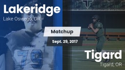 Matchup: Lakeridge High vs. Tigard  2017