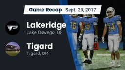 Recap: Lakeridge  vs. Tigard  2017