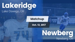 Matchup: Lakeridge High vs. Newberg  2017