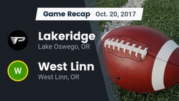 Recap: Lakeridge  vs. West Linn  2017