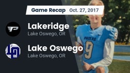 Recap: Lakeridge  vs. Lake Oswego  2017