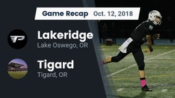 Recap: Lakeridge  vs. Tigard  2018