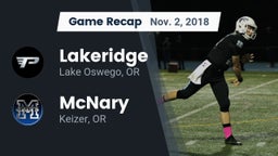 Recap: Lakeridge  vs. McNary  2018