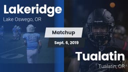 Matchup: Lakeridge High vs. Tualatin  2019