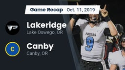 Recap: Lakeridge  vs. Canby  2019