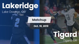 Matchup: Lakeridge High vs. Tigard  2019