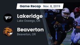 Recap: Lakeridge  vs. Beaverton  2019