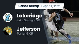 Recap: Lakeridge  vs. Jefferson  2021