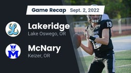 Recap: Lakeridge  vs. McNary  2022