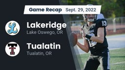 Recap: Lakeridge  vs. Tualatin  2022