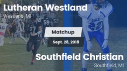 Matchup: Lutheran  vs. Southfield Christian  2018