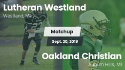 Matchup: Lutheran  vs. Oakland Christian  2019
