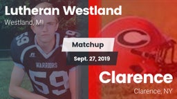 Matchup: Lutheran  vs. Clarence  2019