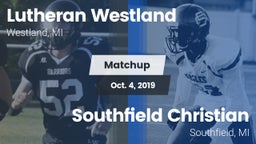 Matchup: Lutheran  vs. Southfield Christian  2019