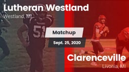 Matchup: Lutheran  vs. Clarenceville  2020