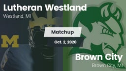 Matchup: Lutheran  vs. Brown City  2020