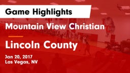 Mountain View Christian  vs Lincoln County  Game Highlights - Jan 20, 2017