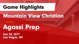 Mountain View Christian  vs Agassi Prep  Game Highlights - Jan 24, 2017