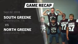 Recap: South Greene  vs. North Greene  2016