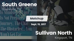 Matchup: South Greene High Sc vs. Sullivan North  2017