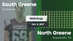 Matchup: South Greene High Sc vs. North Greene  2017