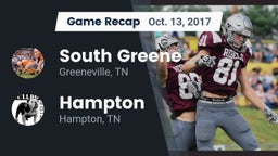 Recap: South Greene  vs. Hampton  2017