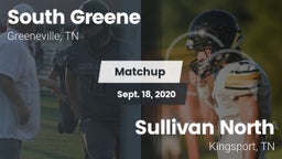 Matchup: South Greene High Sc vs. Sullivan North  2020