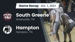 Recap: South Greene  vs. Hampton  2021