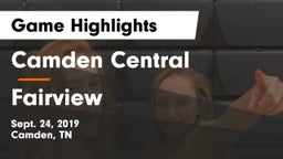 Camden Central  vs Fairview Game Highlights - Sept. 24, 2019