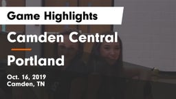 Camden Central  vs Portland  Game Highlights - Oct. 16, 2019