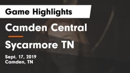 Camden Central  vs Sycarmore  TN Game Highlights - Sept. 17, 2019