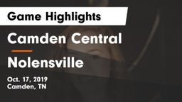 Camden Central  vs Nolensville  Game Highlights - Oct. 17, 2019