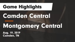 Camden Central  vs Montgomery Central Game Highlights - Aug. 19, 2019