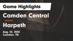 Camden Central  vs Harpeth  Game Highlights - Aug. 22, 2020