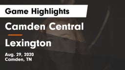 Camden Central  vs Lexington  Game Highlights - Aug. 29, 2020