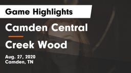 Camden Central  vs Creek Wood  Game Highlights - Aug. 27, 2020