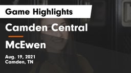 Camden Central  vs McEwen  Game Highlights - Aug. 19, 2021