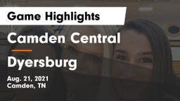 Camden Central  vs Dyersburg  Game Highlights - Aug. 21, 2021