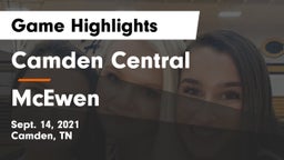 Camden Central  vs McEwen  Game Highlights - Sept. 14, 2021