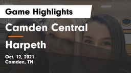 Camden Central  vs Harpeth  Game Highlights - Oct. 12, 2021