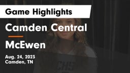 Camden Central  vs McEwen  Game Highlights - Aug. 24, 2023