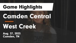 Camden Central  vs West Creek  Game Highlights - Aug. 27, 2023