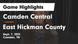 Camden Central  vs East Hickman County  Game Highlights - Sept. 7, 2023