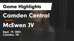 Camden Central  vs McEwen JV Game Highlights - Sept. 19, 2023