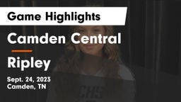 Camden Central  vs Ripley  Game Highlights - Sept. 24, 2023