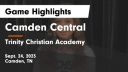 Camden Central  vs Trinity Christian Academy  Game Highlights - Sept. 24, 2023