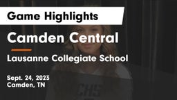 Camden Central  vs Lausanne Collegiate School Game Highlights - Sept. 24, 2023