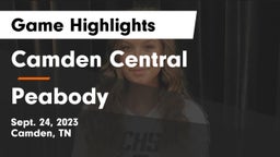 Camden Central  vs Peabody  Game Highlights - Sept. 24, 2023