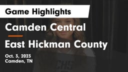 Camden Central  vs East Hickman County  Game Highlights - Oct. 3, 2023